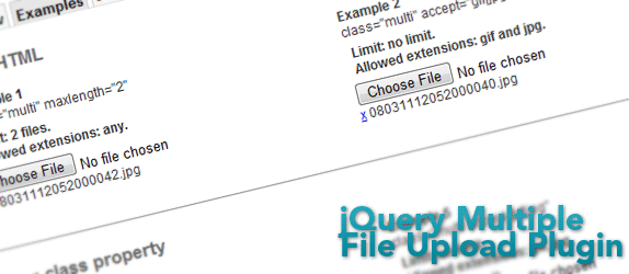 jQuery Multiple File Upload Plugin